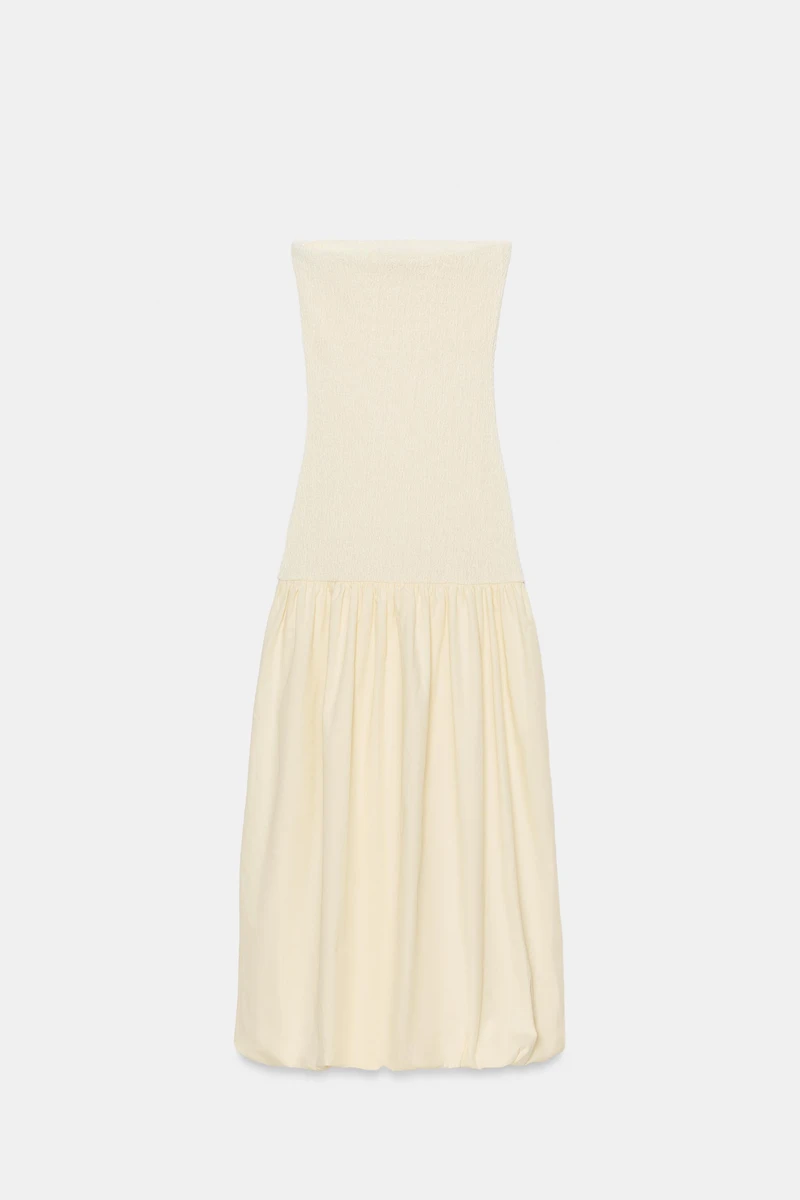 COMBINATION STRAPLESS DRESS