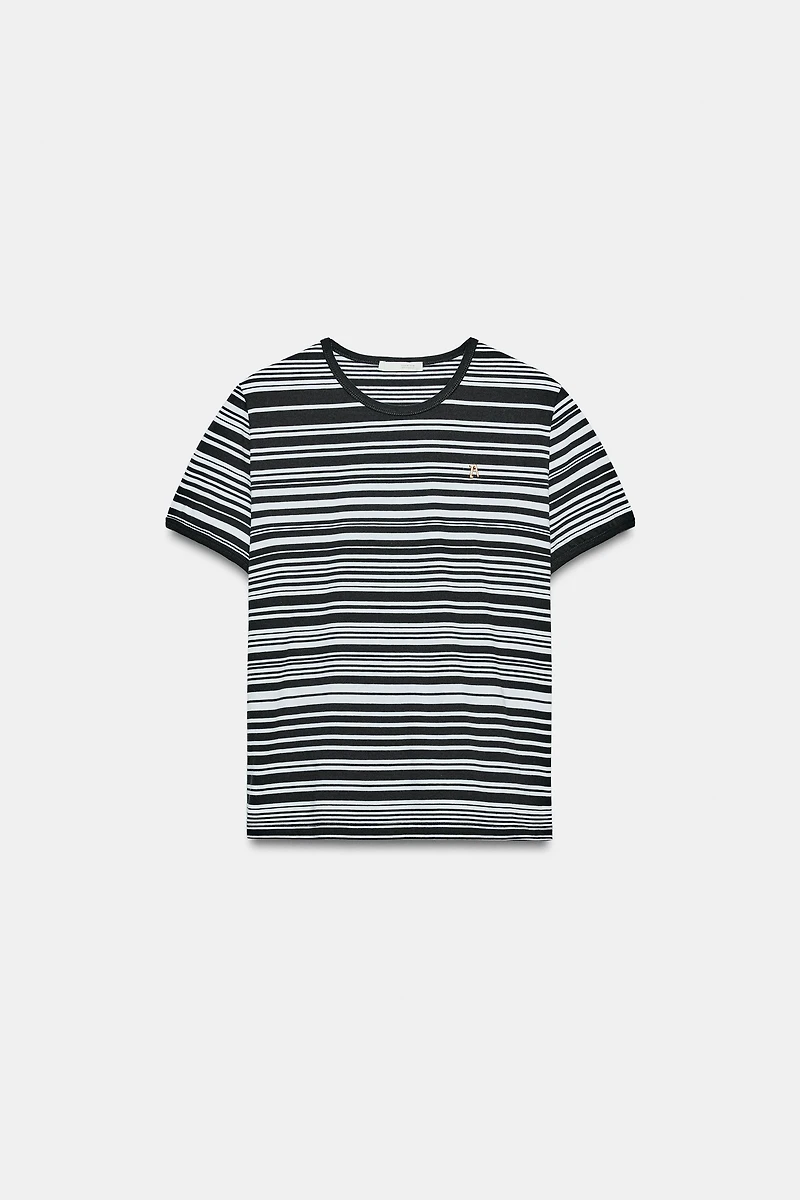 ZA STRIPED T-SHIRT