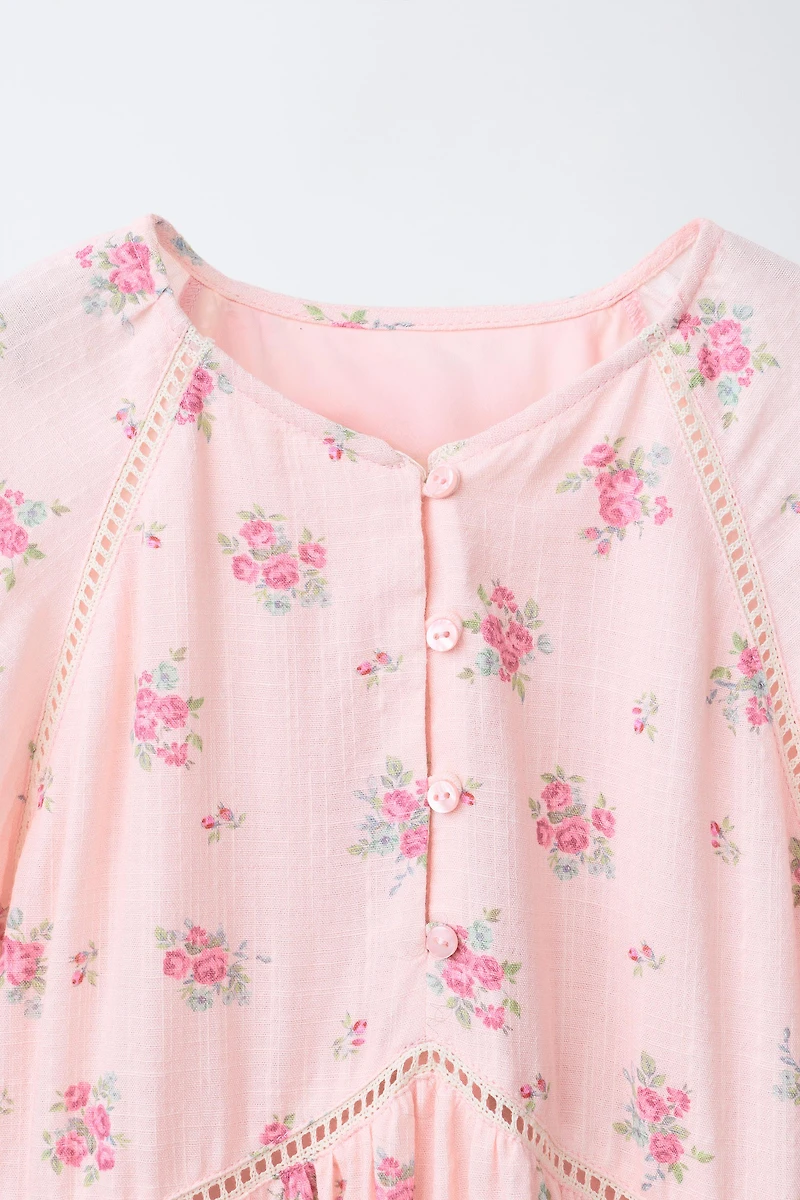 FLORAL LACE DRESS