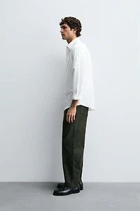 TEXTURED COTTON SHIRT