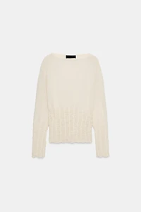 KNIT HONEYCOMB JUMPER