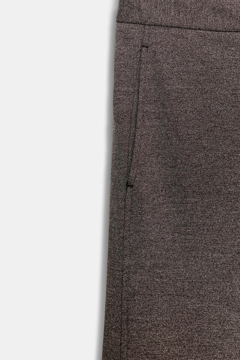 HIGH-WAISTED STRAIGHT LEG PANTS