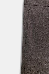 HIGH-WAISTED STRAIGHT LEG PANTS