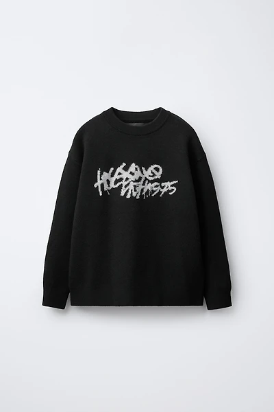 GRAFFITI KNIT SWEATER