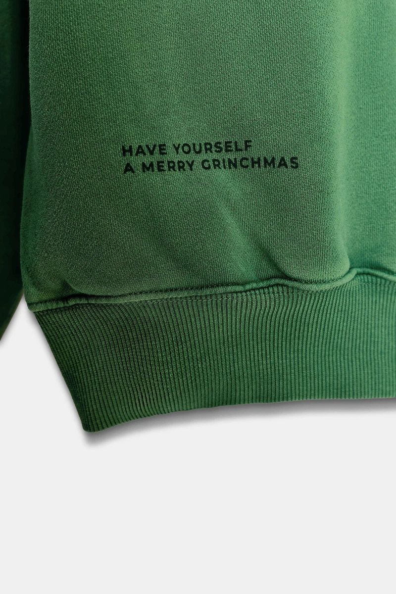 SWEAT GRINCH™ NOËL EFFET DÉLAVÉ