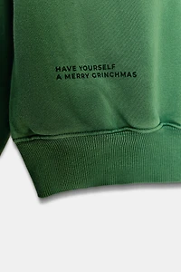 SWEAT GRINCH™ NOËL EFFET DÉLAVÉ