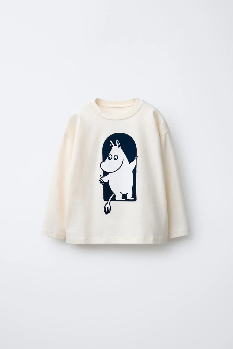 MOOMIN © FLOCKED PRINT T-SHIRT