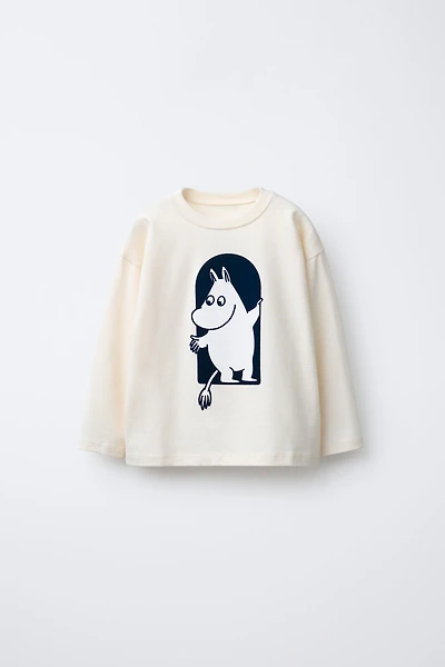 MOOMIN © FLOCKED PRINT T-SHIRT