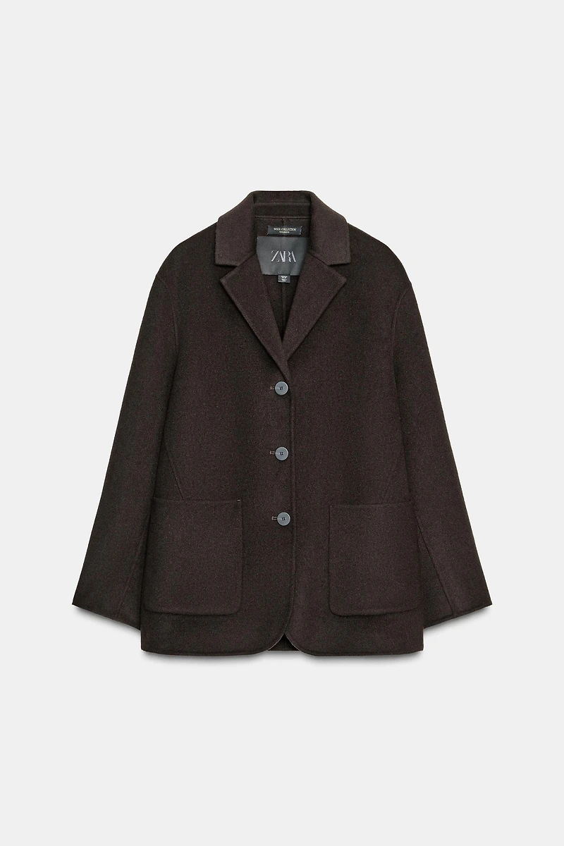 WOOL BLEND BLAZER ZW COLLECTION