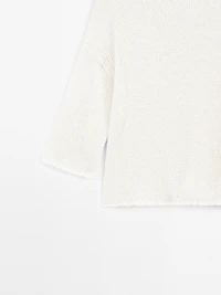 Oversize short sleeve sweater - STUDIO