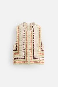 GILET STRUCTURE CROCHET