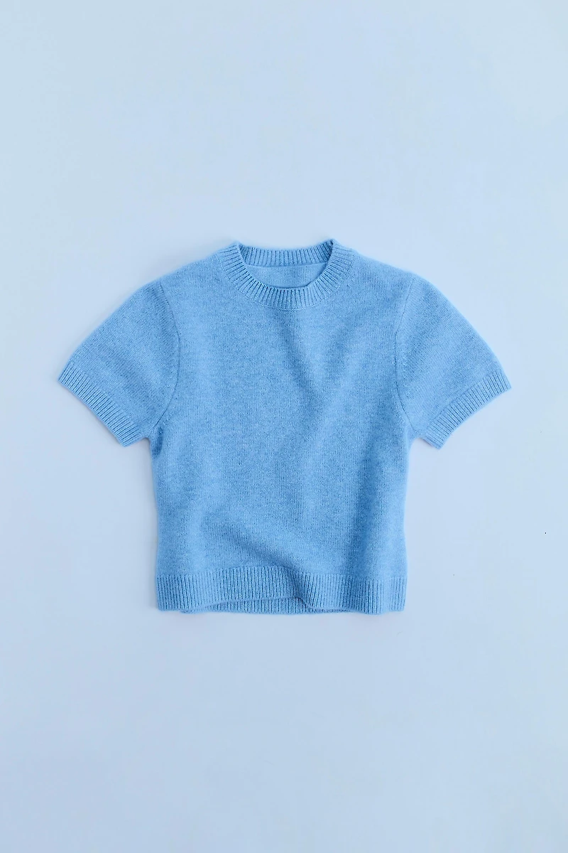 PULL EN MAILLE LAINE ET CACHEMIRE