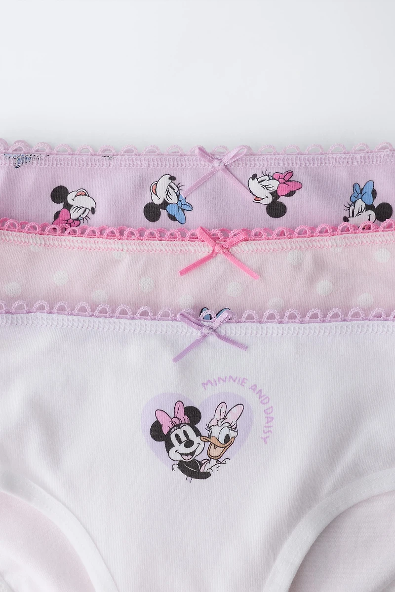 2-6 ANS/ LOT DE TROIS CULOTTES MINNIE MOUSE & DAISY © DISNEY