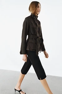 ZW COLLECTION WAXED EFFECT JACKET