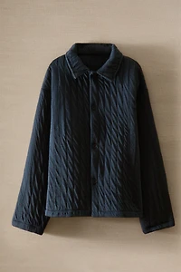 SHORT QUILTED DRESSING GOWN