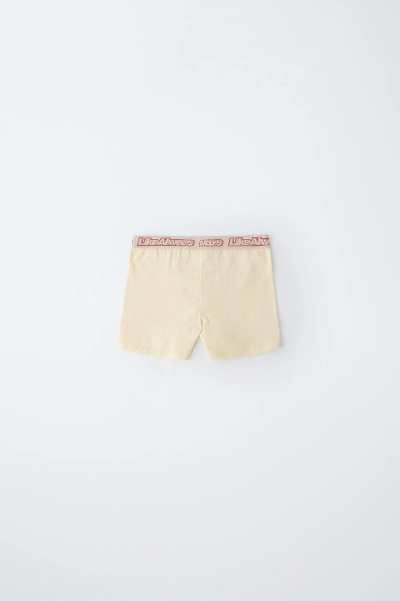 AGES 6-14 / FIVE-PACK OF LABELED BOXERS