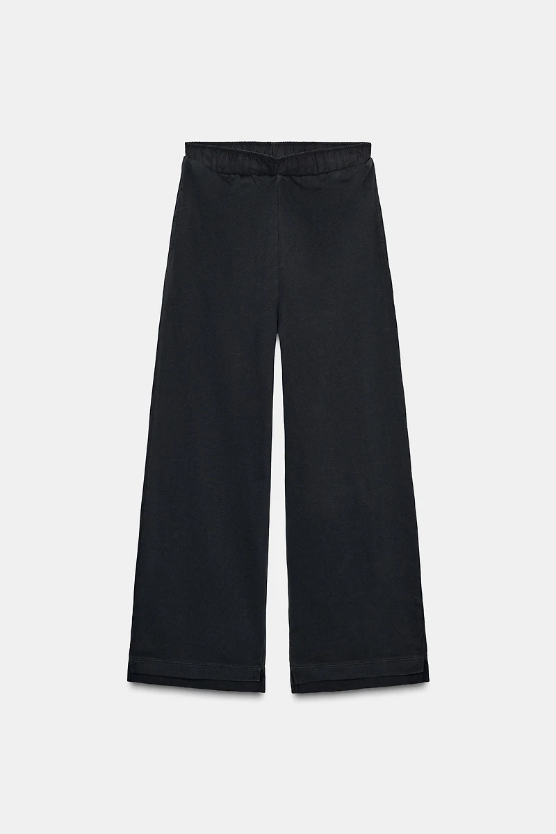 WASHED EFFECT COMBINATION PANTS