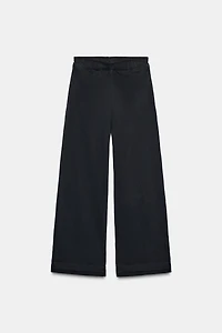 WASHED EFFECT COMBINATION PANTS