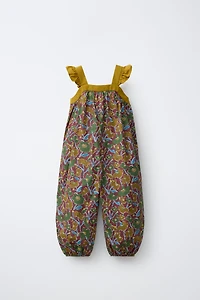 FLORAL FULL-LENGTH JUMPSUIT MADE WITH LIBERTY FABRIC