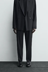 PINSTRIPE SUIT PANTS