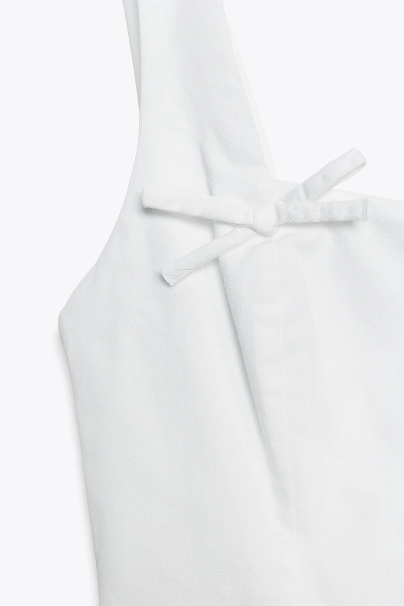 TIE MINI DRESS