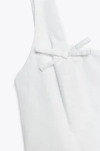 TIE MINI DRESS