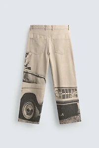 FORD © PRINT BAGGY FIT PANTS