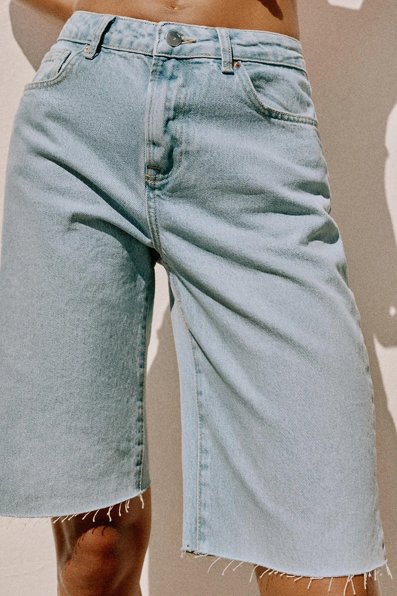 Z1975 MID-RISE DENIM SHORTS