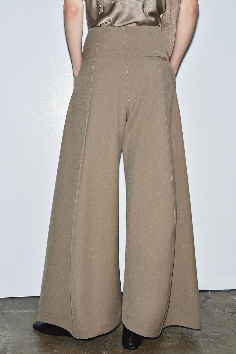 VOLUME WIDE LEG PANTS ZW COLLECTION