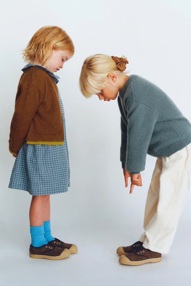 TEXTURED PLAID DRESS BENSIMON ® X ZARA