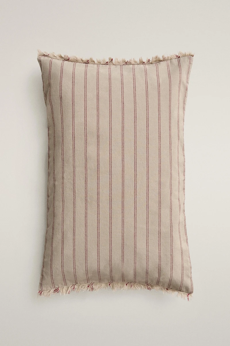HOUSSE DE COUSSIN RAYURES