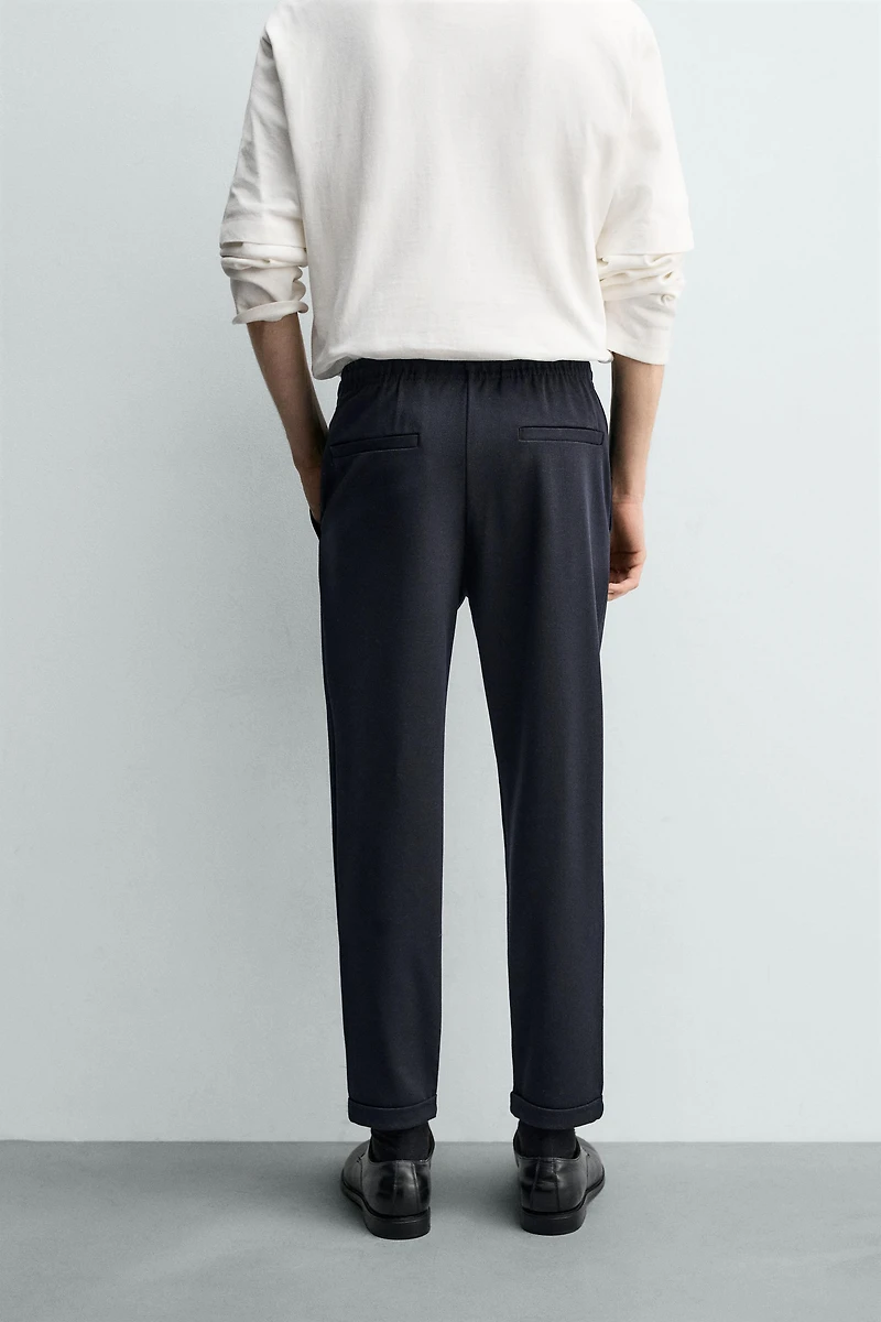 PANTALON STYLE JOGGING CONFORT SANS REPASSAGE