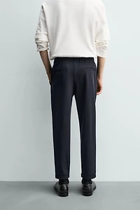 PANTALON STYLE JOGGING CONFORT SANS REPASSAGE