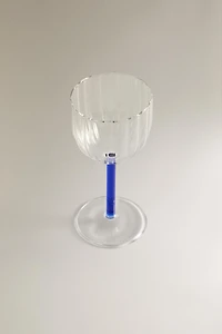 BOROSILICATE GLASS WITH COLORED STEM