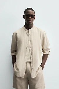 CHEMISE EN LIN ET COTON