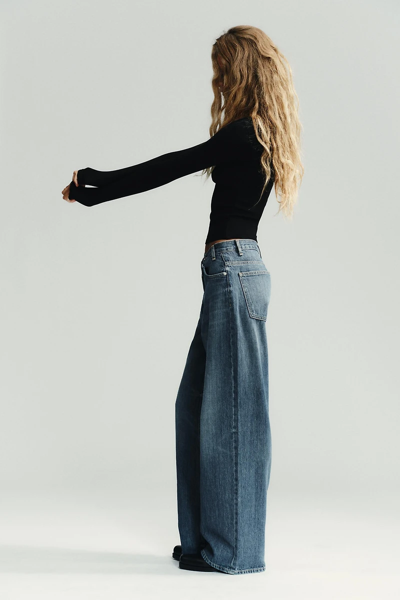 LONG SLEEVE RIB T-SHIRT