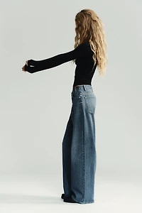 LONG SLEEVE RIB T-SHIRT