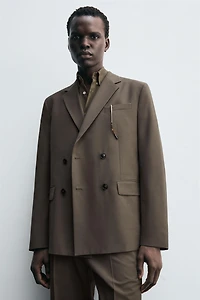 DOUBLE BREASTED SUIT BLAZER