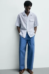 CHEMISE À CARREAUX TEXTURÉE