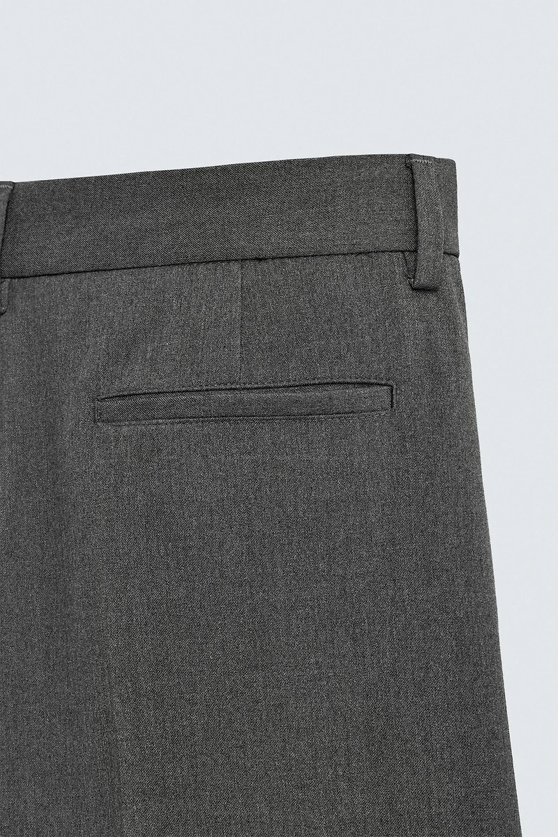 PANTALON COUPE LARGE PLIS