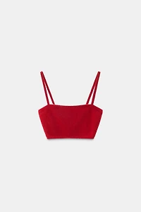 PLAIN POLYAMIDE BRALETTE