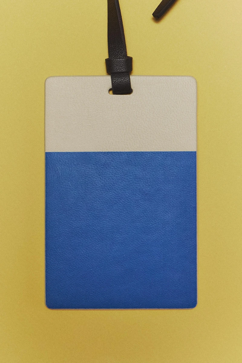 LEATHER LUGGAGE TAG