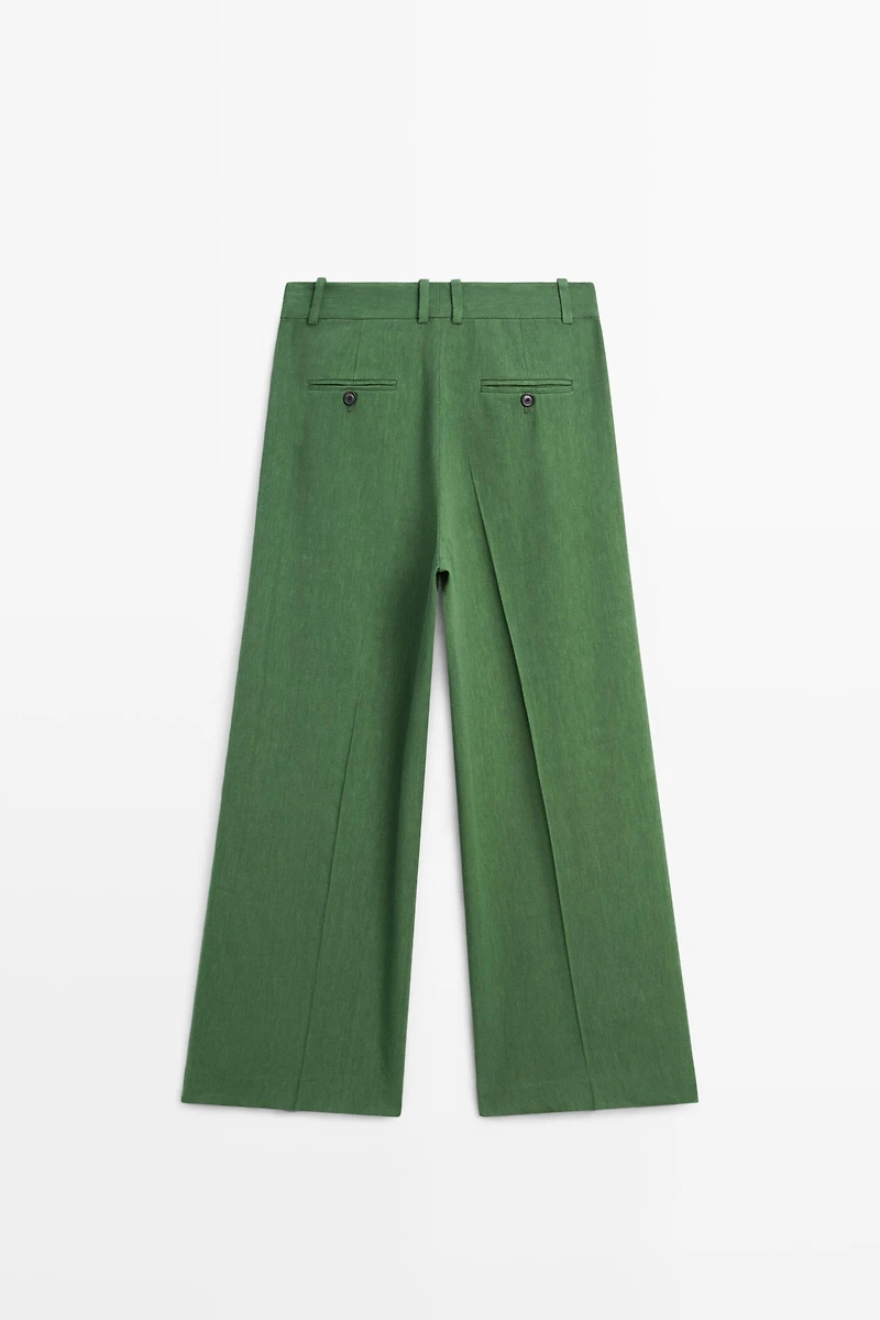Flowing total look pants