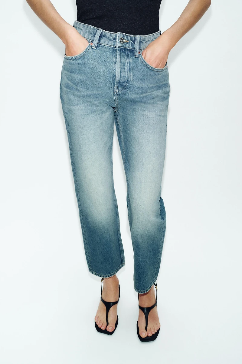 Z1975 MID-RISE SLIM CROPPED JEANS