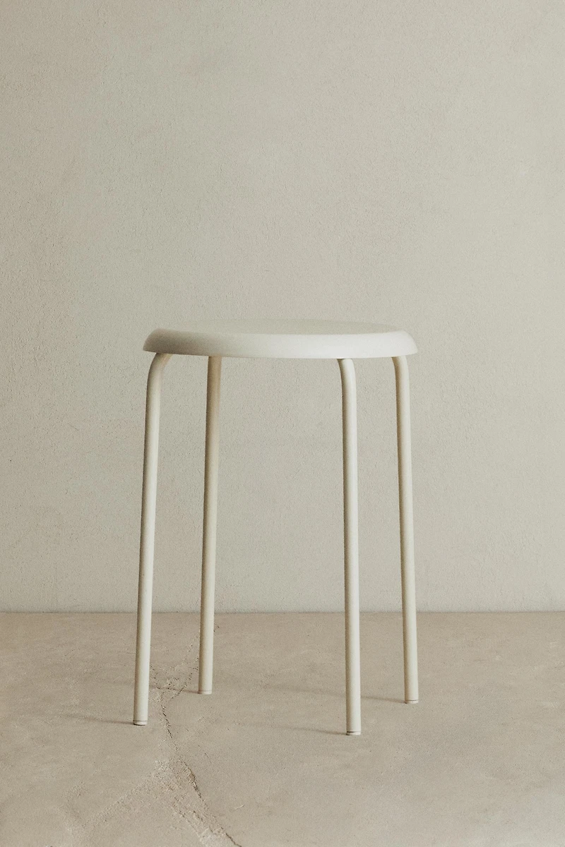 TABOURET MÉTAL LAQUÉ