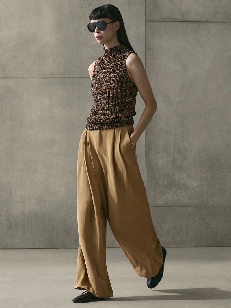 Pantalon fluide paréo
