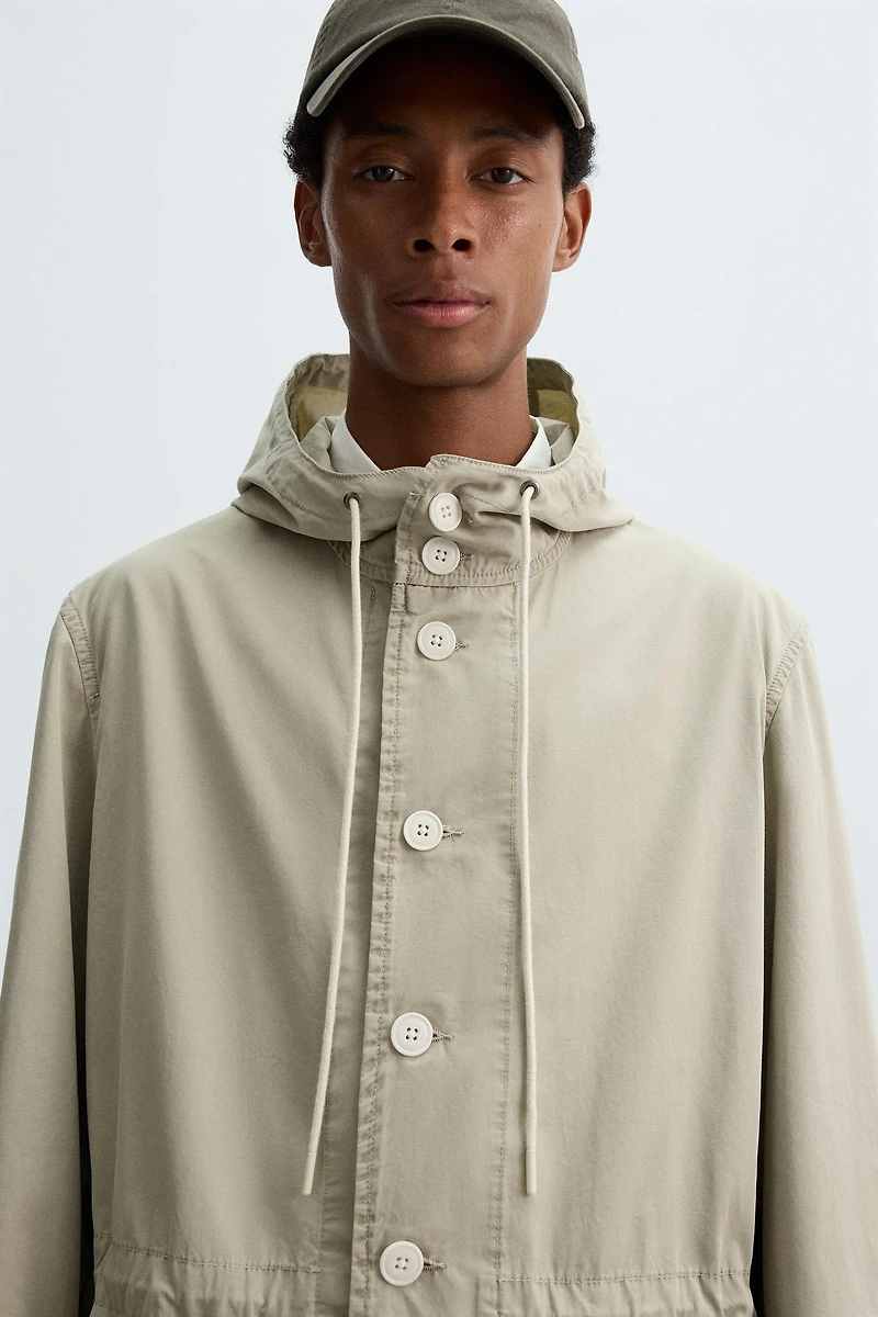 SHORT COTTON PARKA