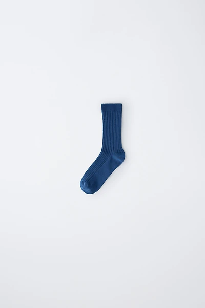 LONG RIBBED SOCKS
