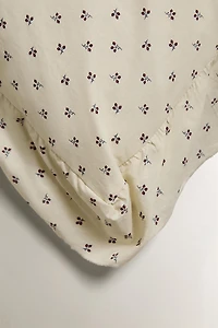 TAIE D’OREILLER ENFANT IMPRIMÉ FLEUR VOLANT