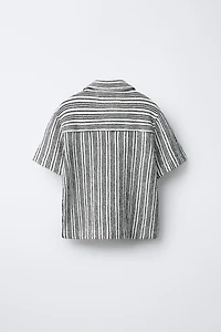 RUSTIC STRIPED BOWLING SHIRT